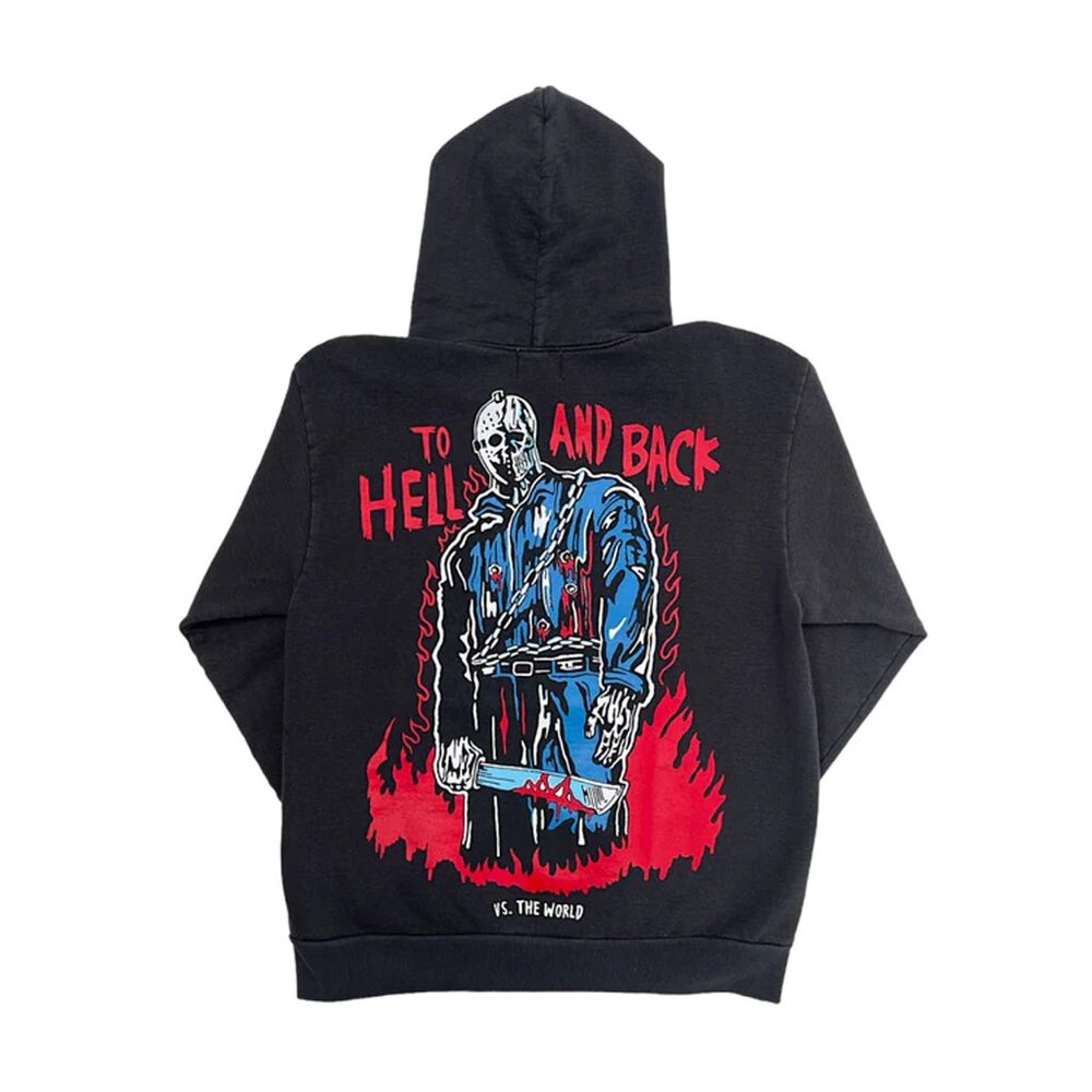 WARREN LOTAS - TO HELL AND BACK HOODIES (XL - BLACK)